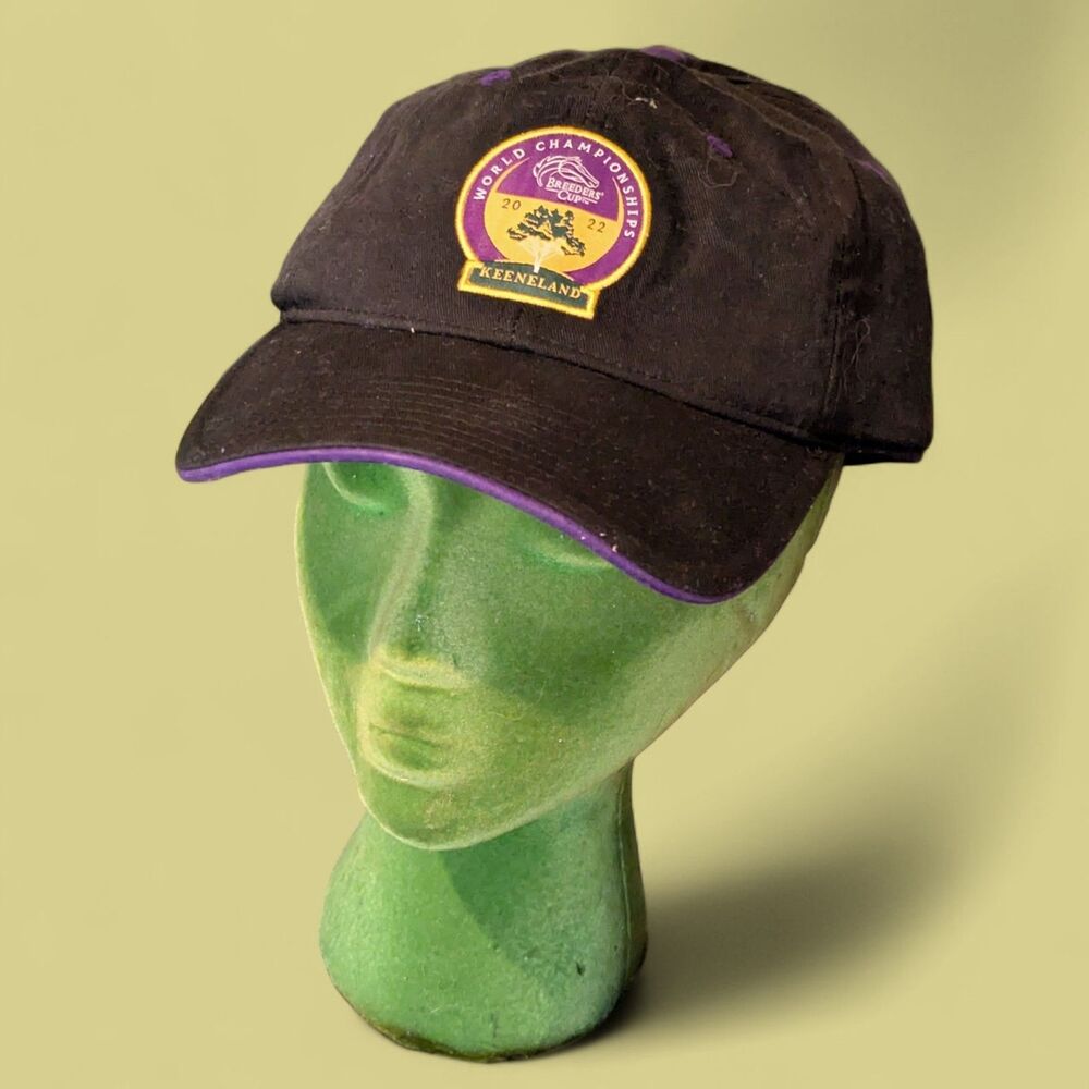NWT 2022 Keeneland Breeders Cup World Championship Event Logo Cotton Cap Hat